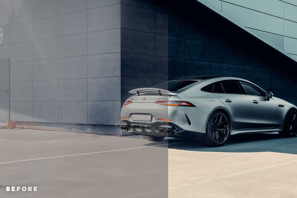 Automotive LUTS Color grading, an Action Add-On by Presetsh.com