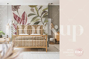 Bedroom Wallpaper Mockup, a Product Mockup by MoMockups (Thumbnail 7 of 7)