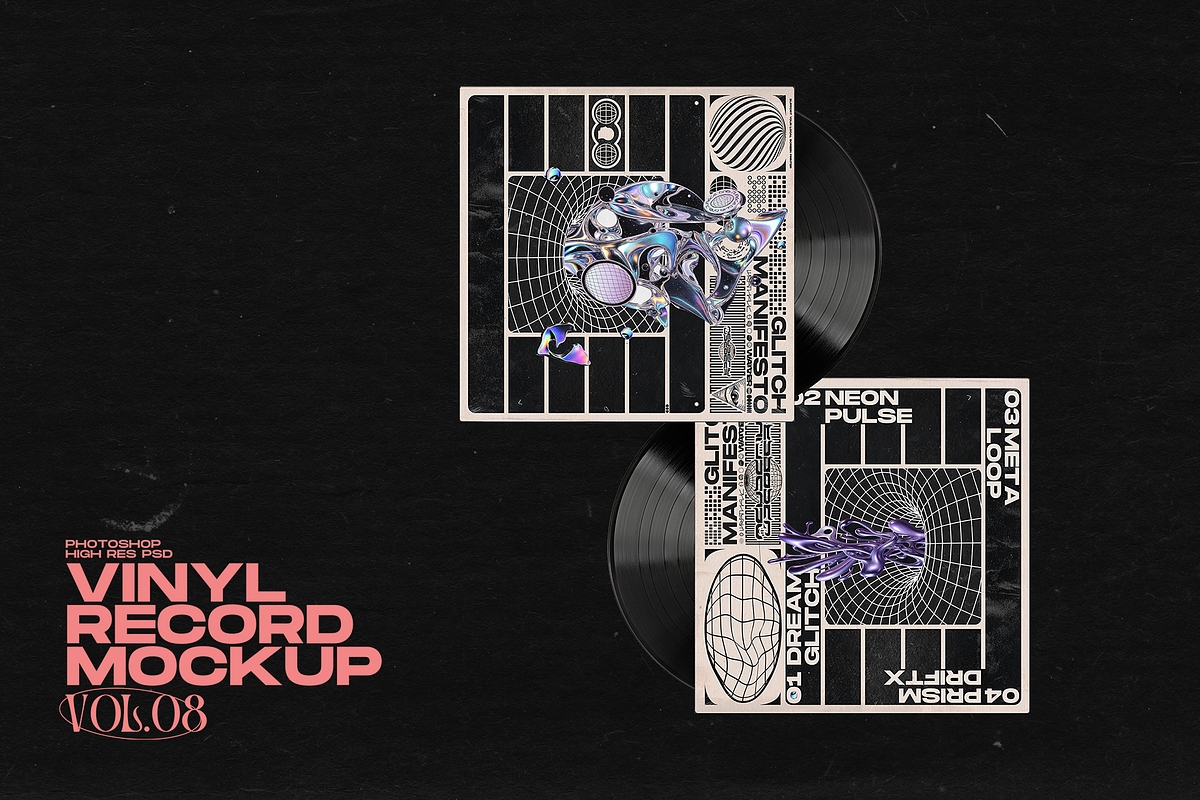 Music Package Mockups Bundle 40 PSDs, a Packaging Mockup by Jacober Design (Photo 31 of 60)