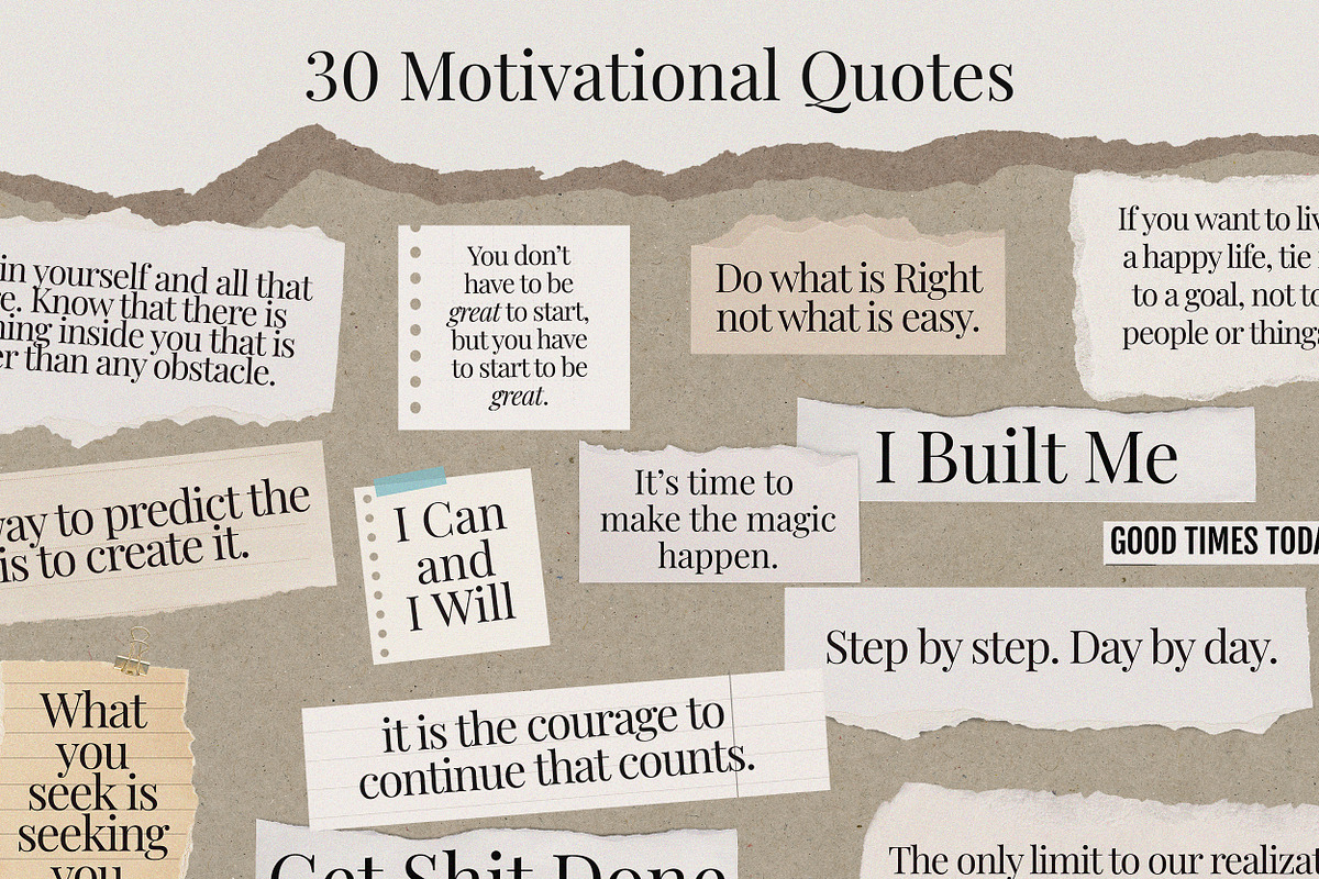 Vision Board Collage Creator, an Object Graphic by Davide Bassu, image size:1200x800