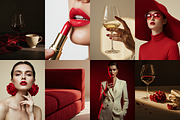 RED luxury aesthetic stock photos, a Beauty & Fashion Photo by My Template Studio (Thumbnail 3 of 12)