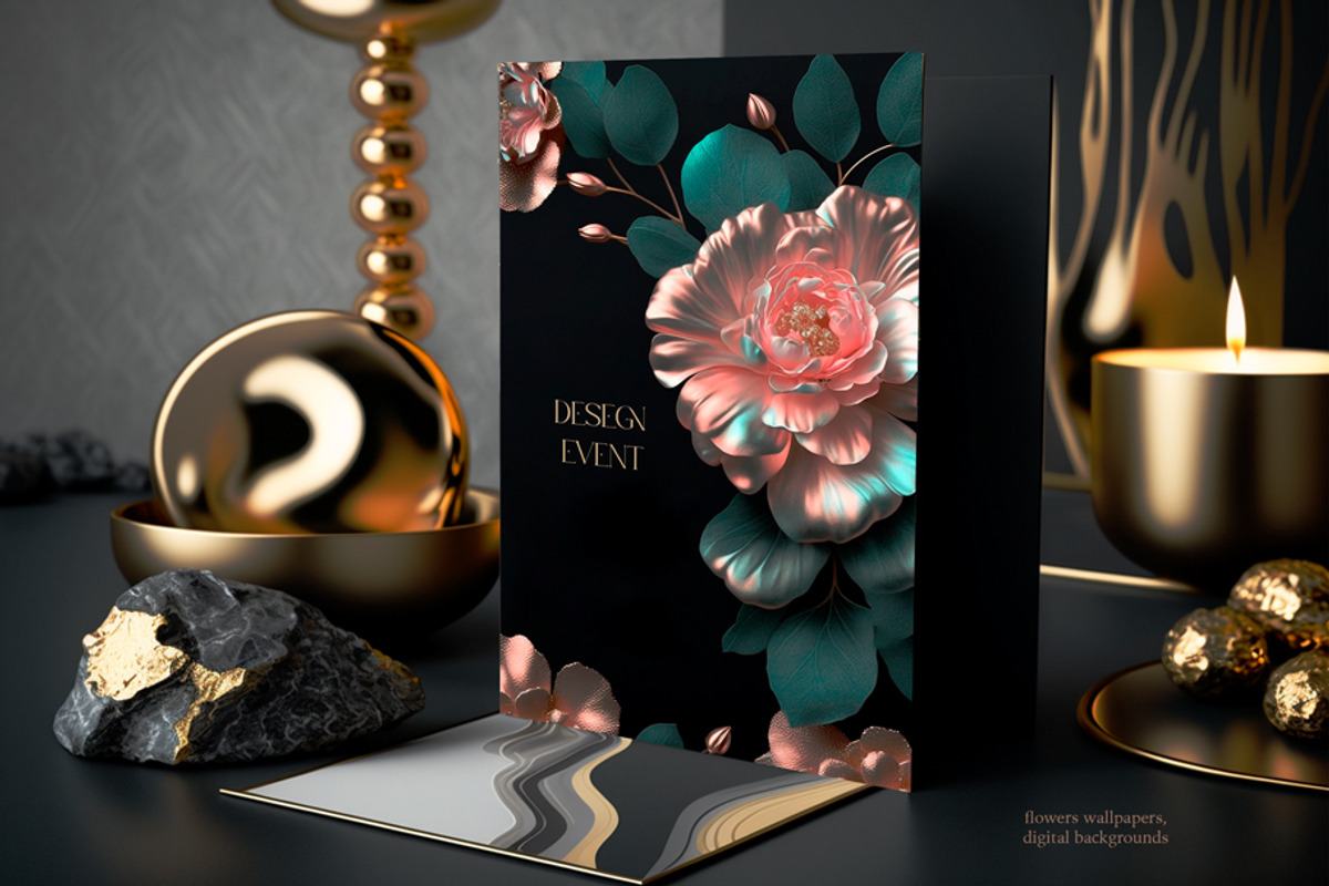 Camellia Charm, a Background Graphic by MONO KEY STUDIO (Photo 4 of 8)