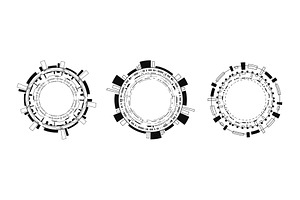 Tech futuristic circle frame, a Technology Illustration by skripnikbb