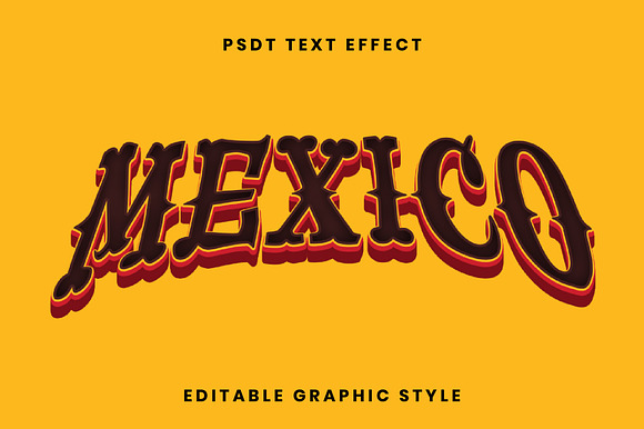 Vintage Western 3D Text Effect preview 2