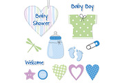 Baby scrapbook elements, a Decorative Illustration by Paper Cards (Thumbnail 2 of 3)