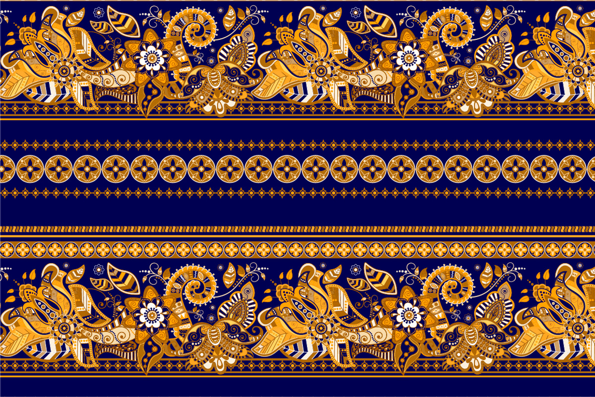 Golden seamless pattern