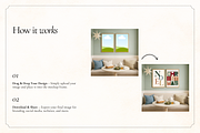 45 Christmas Frame Canva Mockups, a Household Mockup by Matisse Studio (Thumbnail 4 of 9)