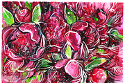 12 paintings with flowers, a Decorative Illustration by coconut_forest (Thumbnail 8 of 13)