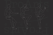Procreate Figure Guide Stamps, a Brush Add-On by Lucrumplus (Thumbnail 3 of 5)