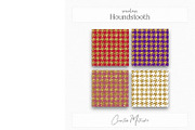 Gold Houndstooth Seamless Patterns, a Texture Graphic by Creative Matrix82 (Thumbnail 5 of 5)