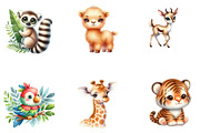 Safari Clipart, a Seasonal Illustration by CreationArt (Thumbnail 5 of 5)