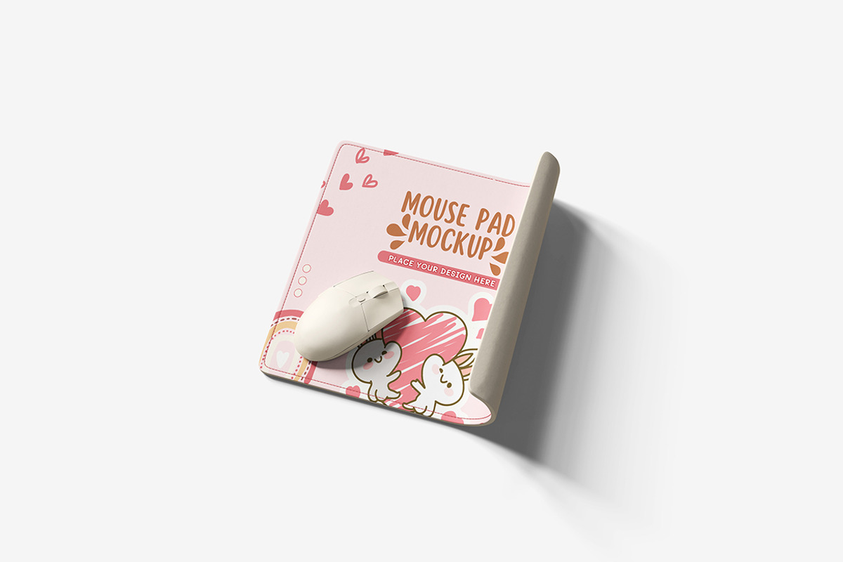 Mouse Pad Mockup, a Product Mockup by Indah (Photo 5 of 6)