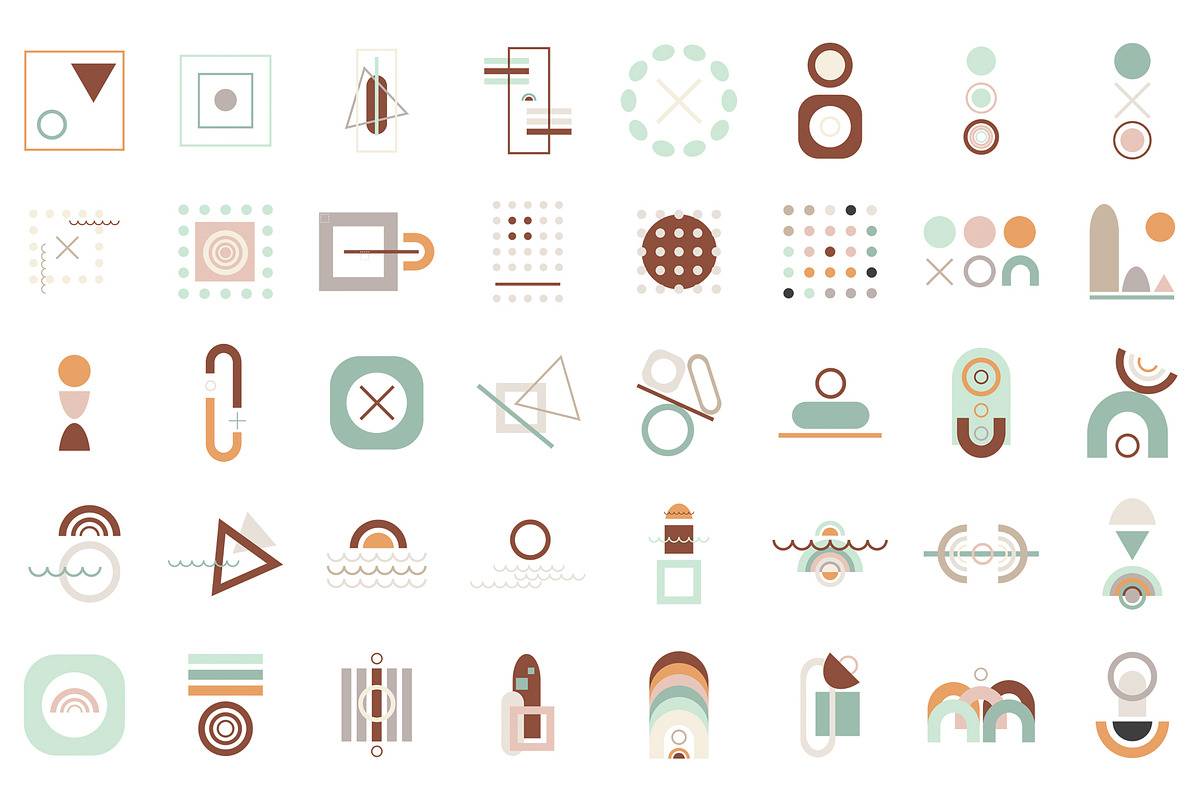 100 shapes. Abstract geometry art, an Object Graphic by Vera●Suleimanova (Photo 10 of 13)