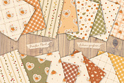 Whimsical Autumn Pumpkin Papers, a Pattern Graphic by lindoet23 (Thumbnail 2 of 8)