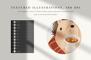 Autumn friends: cozy & cute clip art, an Animal Illustration by Cute Atelier (Thumbnail 11 of 12)