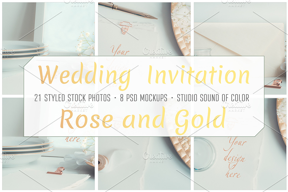 Wedding Cards Invitation Mockup, a Background Photo by Sound of Color (Photo 5 of 9)