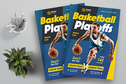 Basketball Playoffs Flyer Template, a Flyer Template by Boostock (Thumbnail 1 of 6)