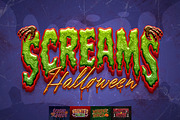 Halloween Horror Text Effects, a Layer Style Add-On by Matsero (Thumbnail 1 of 4)
