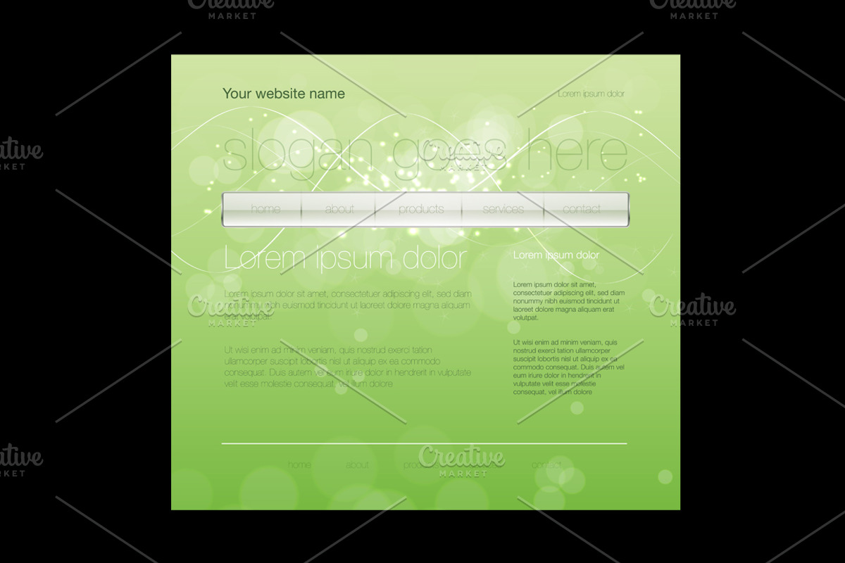 Vector Web Templates, a Templates & Theme by lissius (Photo 3 of 8)
