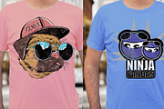 Men T-shirts Mockups, a Shirt Mockup by Carlos Fernando (Thumbnail 3 of 7)
