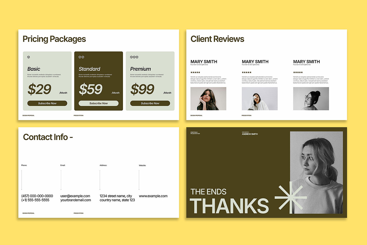 Brand Design Proposal Deck, a Presentation Template by Devators (Photo 8 of 8)