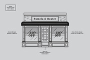 Classic Vintage Storefront, an Object Graphic by Dordar.Lab (Thumbnail 3 of 3)