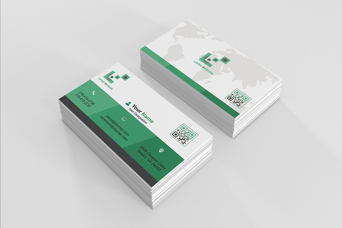 Minimal Realtor Card PSD preview 6