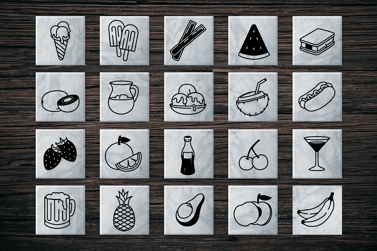 100 Summer Food Designs - Cut Files, an Object Graphic by Arshad Ali (Photo 8 of 11)
