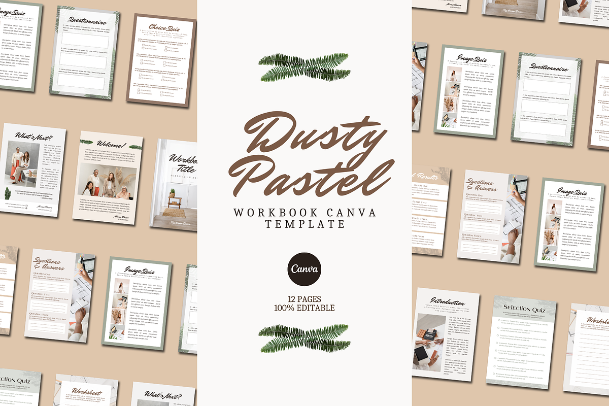 WORKBOOK CANVA TEMPLATE, a Print Template by The Little Lily Studio (Photo 1 of 4)