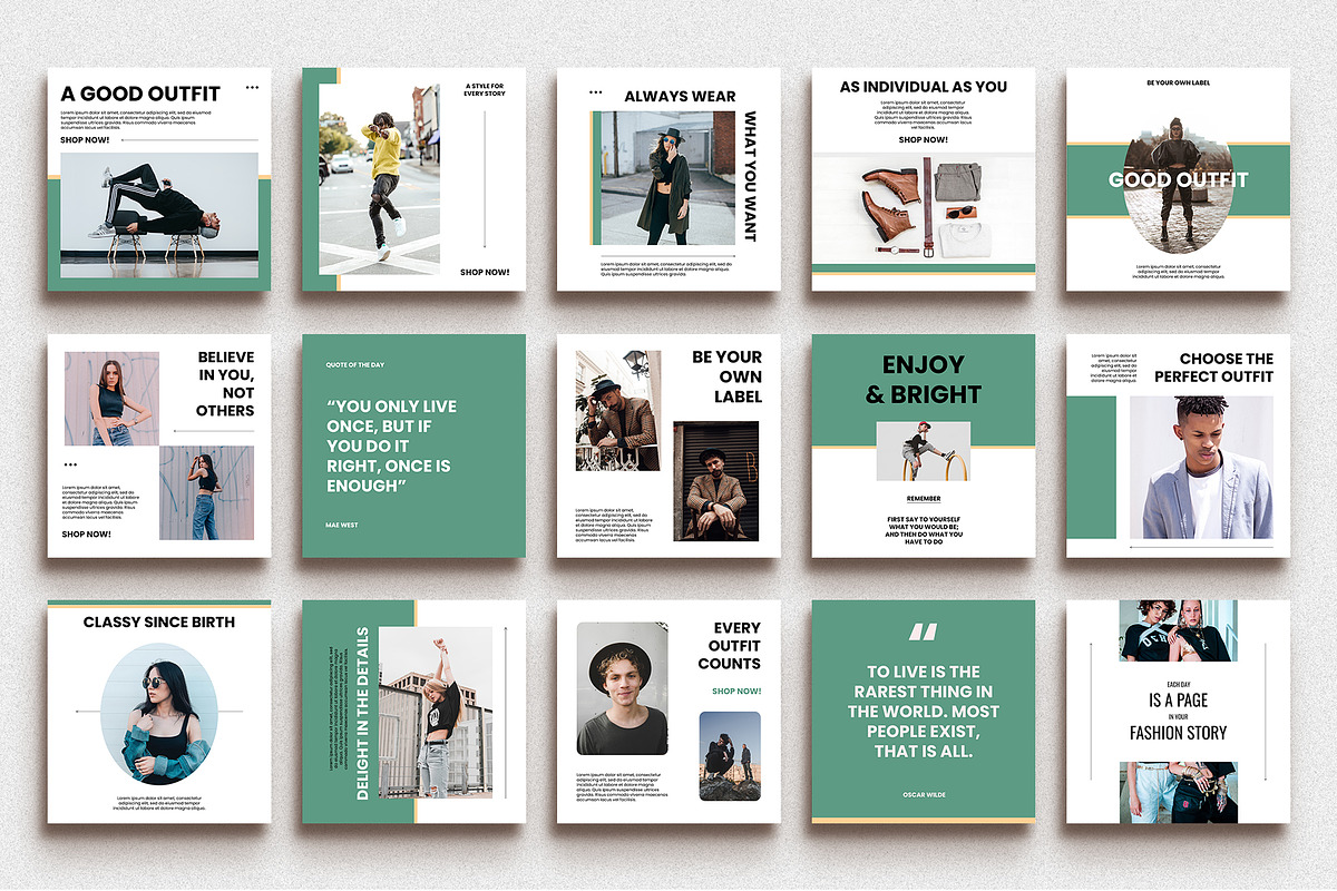 Cami Instagram Templates Set | PS, a Social Media Template by Anna Studio (Photo 4 of 5)
