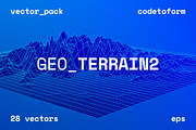 GEO_TERRAIN2 Vector Pack, a Background Graphic by codetoform (Thumbnail 1 of 14)