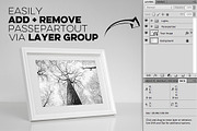 Bundle of 5 White Frame Mockups, a Print Template by LayerLabs (Thumbnail 2 of 5)
