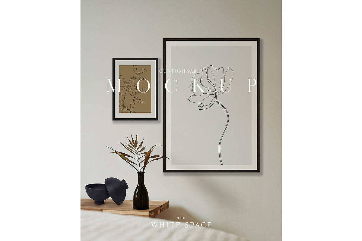 Frame Mockup Editable & Customisable, a Print Template by The White Space Co. (Photo 4 of 8)