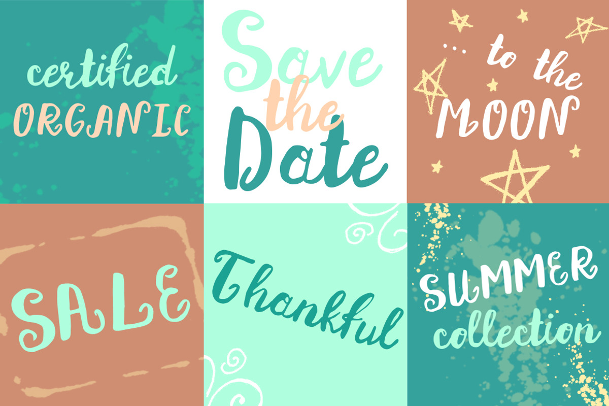 Lime Time Handwritten Font preview 5