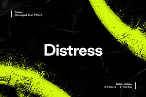 Distress - Damaged Text Effect