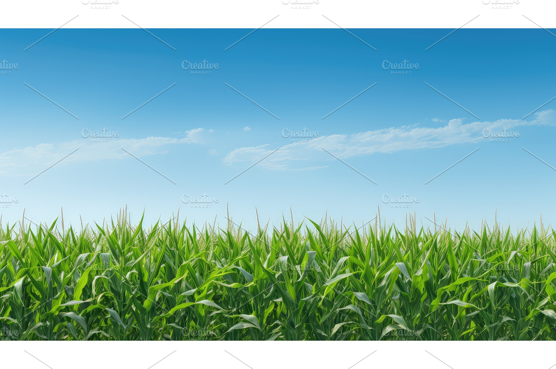 growth young corn field ai generated, a Beauty & Fashion Photo by pikepicture