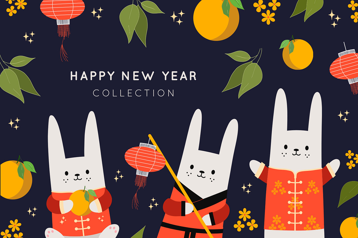 Happy Chinese New Year 2023, an Animal Illustration by GingerbirbArt (Photo 1 of 7)