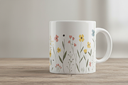 Soft Wildflower Seamless Pattern, a Person Illustration by Gfx_Store (Thumbnail 2 of 4)
