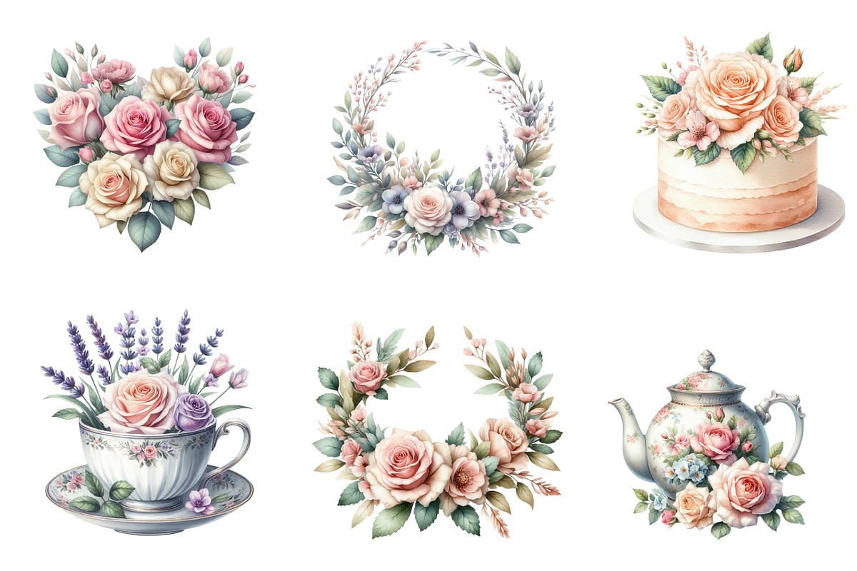 Mothers Day Clipart, an Illustration by CreationArt (Photo 4 of 7)