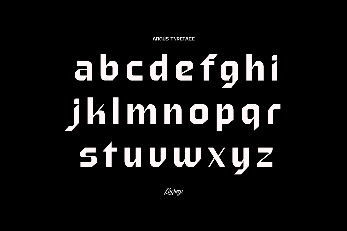 Argus - Blocky Grotesk Typeface, a Sans Serif Font by Lurinzu Studios (Photo 11 of 12)