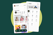 Luxe - Modern Fashion Mobile App, an App Template by trabaskriya (Thumbnail 2 of 5)