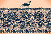 Lace ribbon seamless pattern, a Pattern Graphic by Vikpit (Thumbnail 3 of 4)