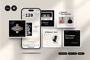 120 Podcast Instagram Template, a Social Media Template by Branding Victory STD (Thumbnail 9 of 10)