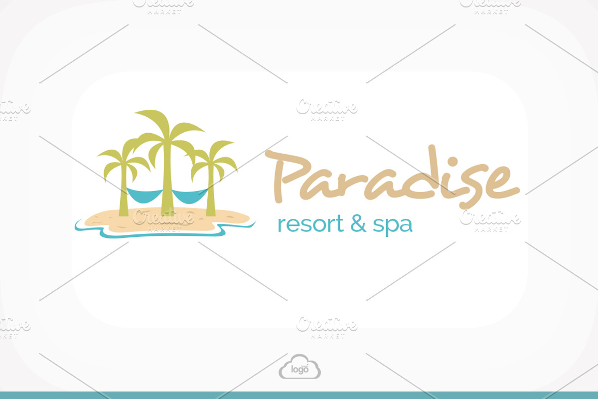 Paradise Resort & Spa Logo, a Branding & Logo Template by Logo Heaven (Photo 2 of 5)