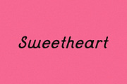 Sweetheart | Handmade Italic Font, a Script Font by Taylor Penton (Thumbnail 1 of 4)