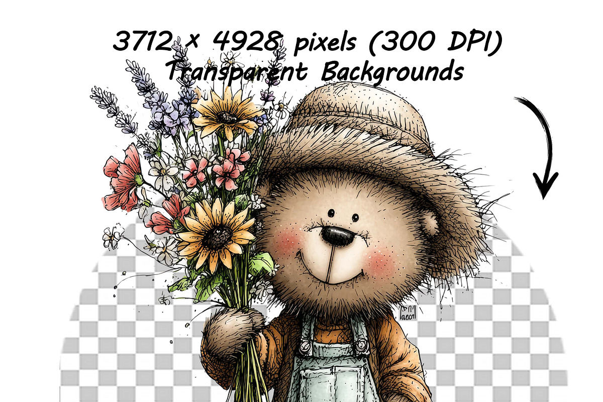 Valentine Farm Garden Animal Clipart, a Graphic by one-touch (Photo 13 of 18)