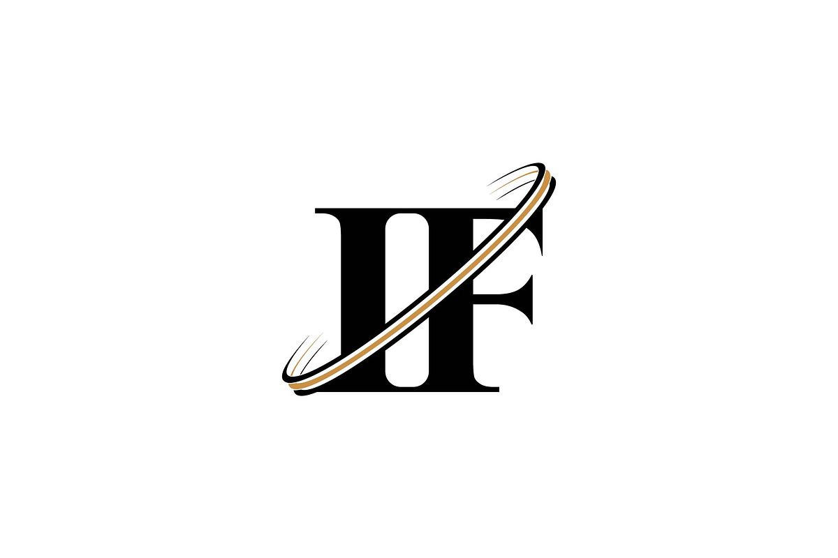 IF or FI logo and icon design, a Branding & Logo Template by mrshamsjaman
