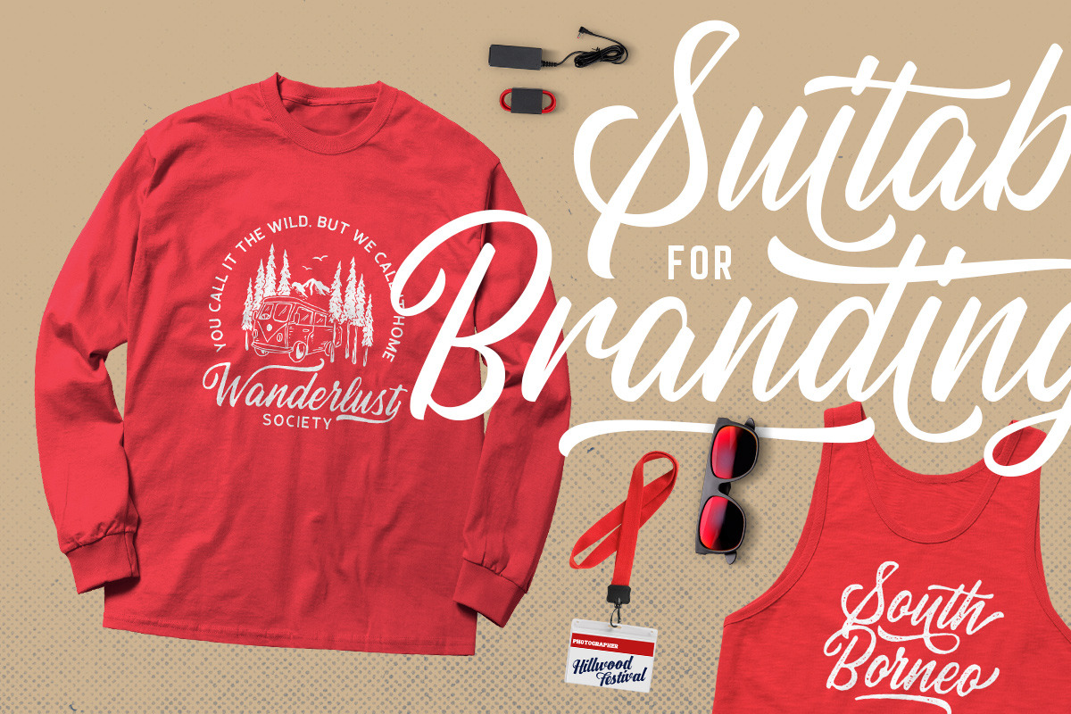Autogate - Font Duo (+BONUS), a Script Font by Letterhend Studio (Photo 4 of 14)