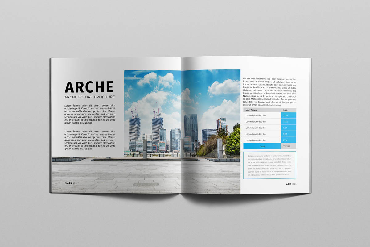 Square Realestate/Architecture Broch, a Brochure Template by New Lines (Photo 8 of 13)