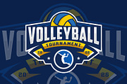 Volleyball logo icon design, a Branding & Logo Template by swarnstudio (Thumbnail 3 of 3)
